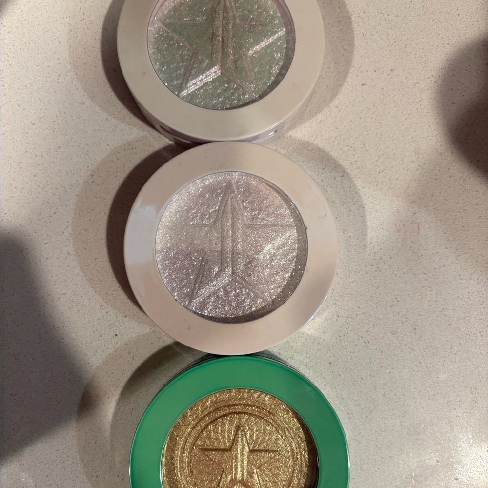 3 Jeffree Star EXTREME FROST Shimmer Highlighters NEW NWOB